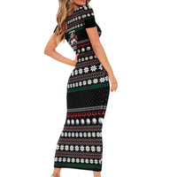 Golf Sucks Christmas Family Matching Short Sleeve Bodycon Dress and Hawaiian Shirt Xmas Holiday Patterns - Wonder Print Shop