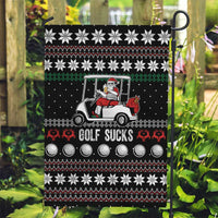 Golf Sucks Christmas Garden Flag Xmas Holiday Patterns - Wonder Print Shop