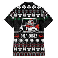 Golf Sucks Christmas Hawaiian Shirt Xmas Holiday Patterns - Wonder Print Shop