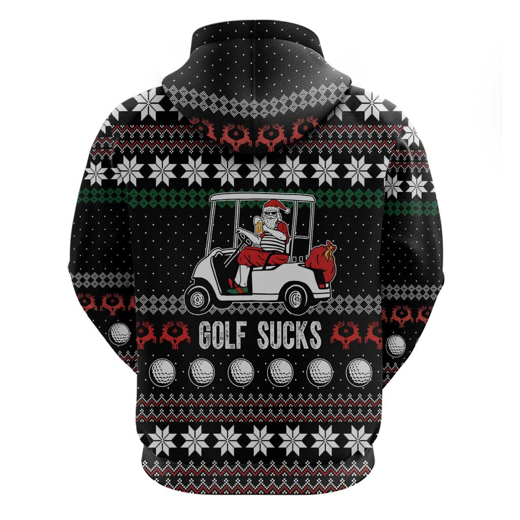 Golf Sucks Christmas Hoodie Xmas Holiday Patterns - Wonder Print Shop