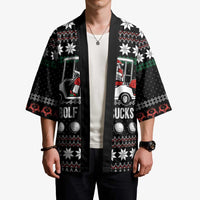 Golf Sucks Christmas Kimono Xmas Holiday Patterns - Wonder Print Shop