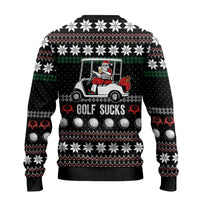 Golf Sucks Christmas Ugly Christmas Sweater Xmas Holiday Patterns - Wonder Print Shop