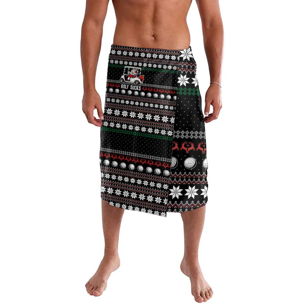 Golf Sucks Christmas Lavalava Xmas Holiday Patterns - Wonder Print Shop