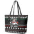 Golf Sucks Christmas Leather Tote Bag Xmas Holiday Patterns - Wonder Print Shop