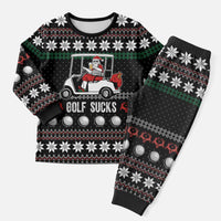 Golf Sucks Christmas Pajama Set Xmas Holiday Patterns - Wonder Print Shop