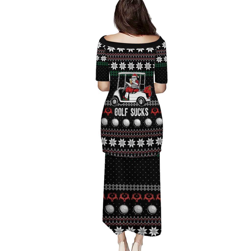 Golf Sucks Christmas Puletasi Xmas Holiday Patterns - Wonder Print Shop