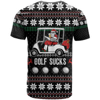 Golf Sucks Christmas T Shirt Xmas Holiday Patterns - Wonder Print Shop