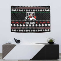 Golf Sucks Christmas Tapestry Xmas Holiday Patterns - Wonder Print Shop