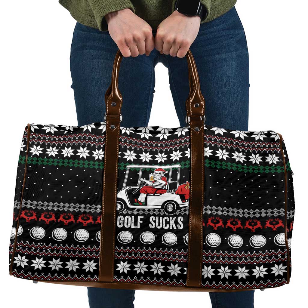 Golf Sucks Christmas Travel Bag Xmas Holiday Patterns - Wonder Print Shop