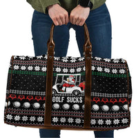 Golf Sucks Christmas Travel Bag Xmas Holiday Patterns - Wonder Print Shop