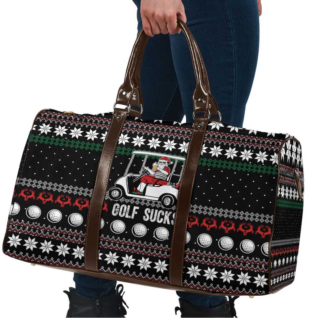 Golf Sucks Christmas Travel Bag Xmas Holiday Patterns - Wonder Print Shop
