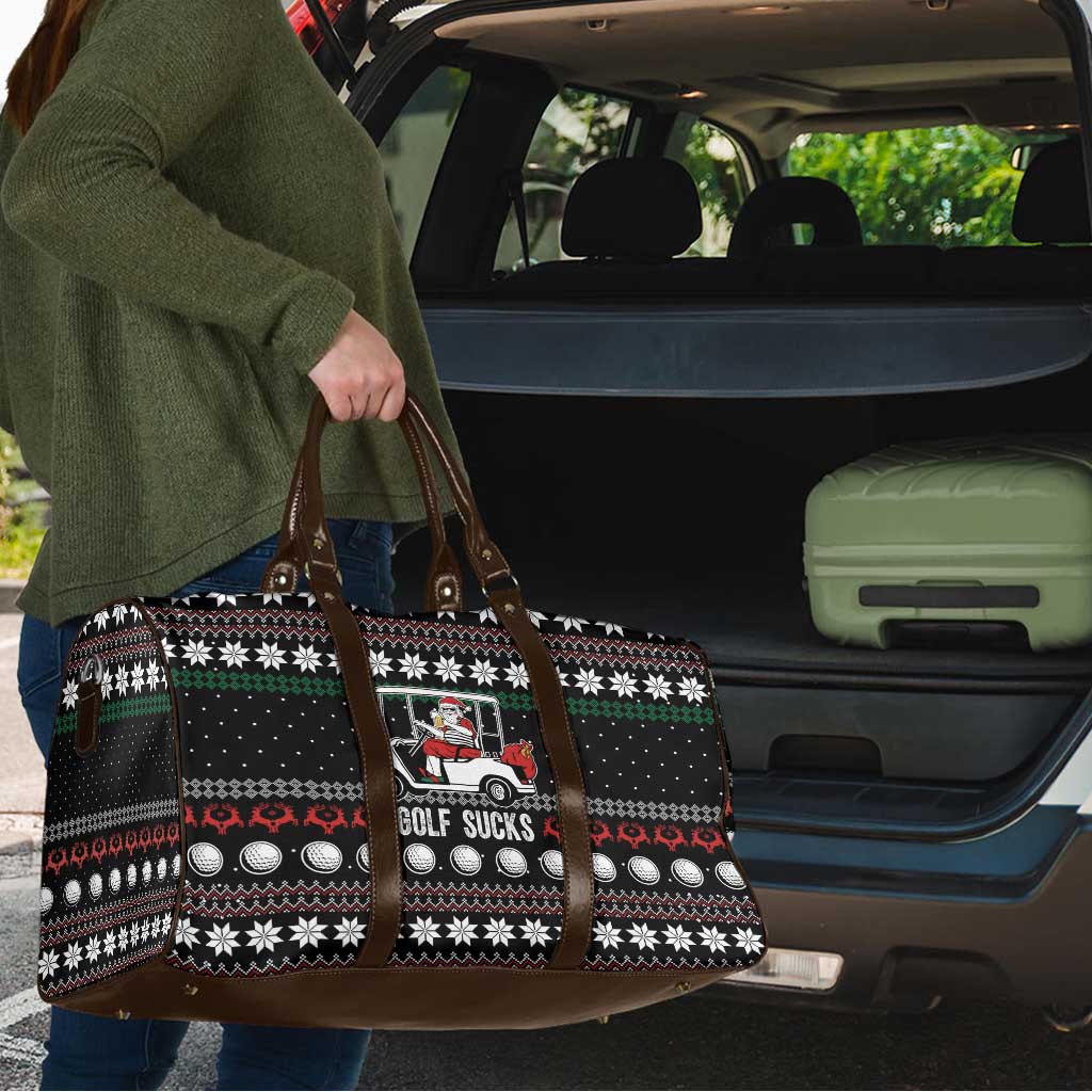 Golf Sucks Christmas Travel Bag Xmas Holiday Patterns - Wonder Print Shop