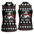 Golf Sucks Christmas Women Sleeveless Polo Shirt Xmas Holiday Patterns - Wonder Print Shop
