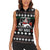 Golf Sucks Christmas Women Sleeveless Polo Shirt Xmas Holiday Patterns - Wonder Print Shop