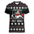 Golf Sucks Christmas Women V-Neck T-Shirt Xmas Holiday Patterns - Wonder Print Shop