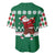Golfer Santa Christmas Baseball Jersey Xmas Holiday Patterns - Wonder Print Shop
