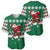 Golfer Santa Christmas Baseball Jersey Xmas Holiday Patterns - Wonder Print Shop