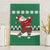 Golfer Santa Christmas Canvas Wall Art Xmas Holiday Patterns - Wonder Print Shop