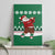 Golfer Santa Christmas Canvas Wall Art Xmas Holiday Patterns - Wonder Print Shop