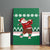 Golfer Santa Christmas Canvas Wall Art Xmas Holiday Patterns - Wonder Print Shop