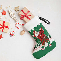 Golfer Santa Christmas Stocking Xmas Holiday Patterns - Wonder Print Shop
