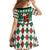 Golfer Santa Christmas Family Matching Long Sleeve Bodycon Dress and Hawaiian Shirt Xmas Holiday Patterns - Wonder Print Shop