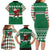 Golfer Santa Christmas Family Matching Long Sleeve Bodycon Dress and Hawaiian Shirt Xmas Holiday Patterns - Wonder Print Shop