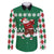Golfer Santa Christmas Family Matching Long Sleeve Bodycon Dress and Hawaiian Shirt Xmas Holiday Patterns - Wonder Print Shop