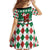 Golfer Santa Christmas Family Matching Off The Shoulder Long Sleeve Dress and Hawaiian Shirt Xmas Holiday Patterns - Wonder Print Shop