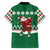 Golfer Santa Christmas Family Matching Short Sleeve Bodycon Dress and Hawaiian Shirt Xmas Holiday Patterns - Wonder Print Shop
