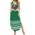 Golfer Santa Christmas Family Matching Summer Maxi Dress and Hawaiian Shirt Xmas Holiday Patterns - Wonder Print Shop