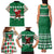 Golfer Santa Christmas Family Matching Tank Maxi Dress and Hawaiian Shirt Xmas Holiday Patterns - Wonder Print Shop