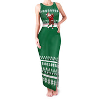 Golfer Santa Christmas Family Matching Tank Maxi Dress and Hawaiian Shirt Xmas Holiday Patterns - Wonder Print Shop