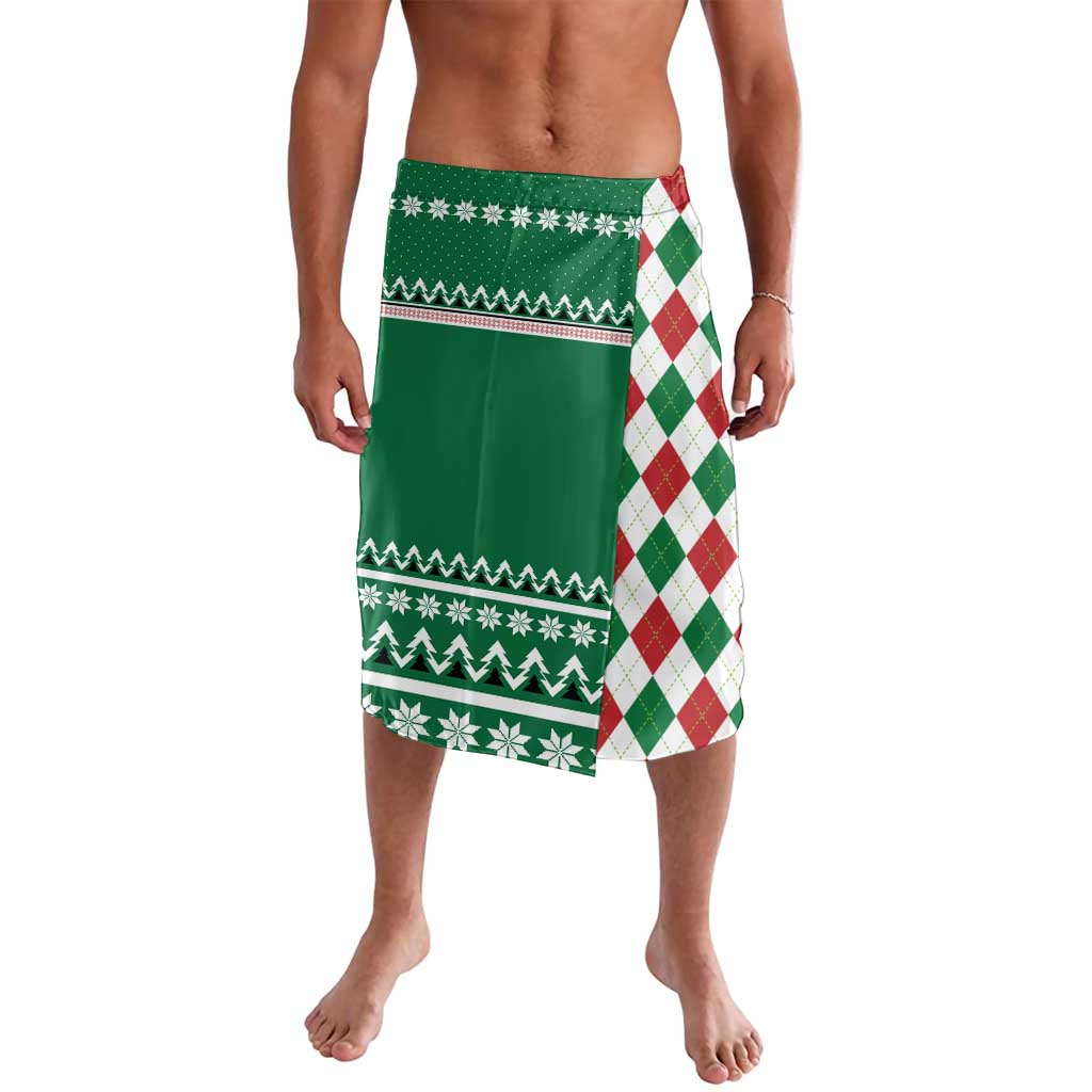 Golfer Santa Christmas Lavalava Xmas Holiday Patterns - Wonder Print Shop