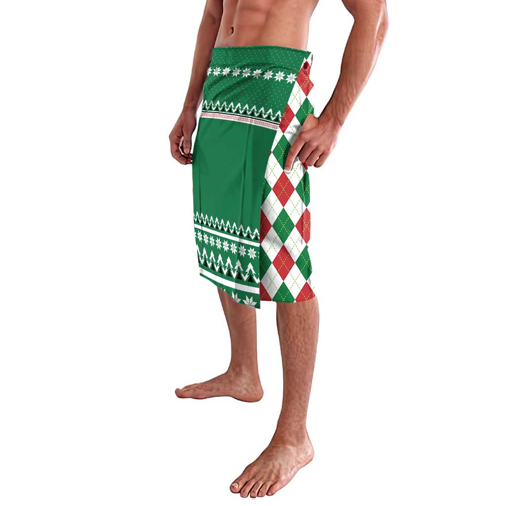 Golfer Santa Christmas Lavalava Xmas Holiday Patterns - Wonder Print Shop