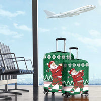 Golfer Santa Christmas Luggage Cover Xmas Holiday Patterns - Wonder Print Shop