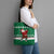 Golfer Santa Christmas Tote Bag Xmas Holiday Patterns - Wonder Print Shop