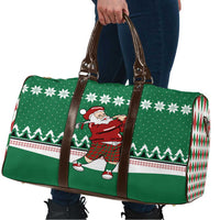 Golfer Santa Christmas Travel Bag Xmas Holiday Patterns - Wonder Print Shop