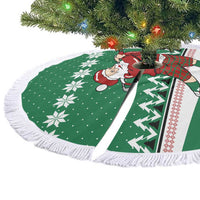 Golfer Santa Christmas Tree Skirt Xmas Holiday Patterns - Wonder Print Shop