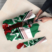 Golfer Santa Christmas Umbrella Xmas Holiday Patterns - Wonder Print Shop