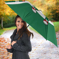 Golfer Santa Christmas Umbrella Xmas Holiday Patterns - Wonder Print Shop