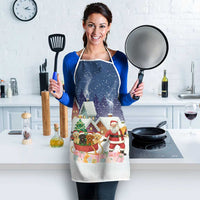 Labrador Retriever Santa Sled Christmas Apron Funny Xmas Holiday Patterns - Wonder Print Shop