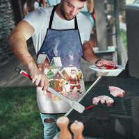 Labrador Retriever Santa Sled Christmas Apron Funny Xmas Holiday Patterns - Wonder Print Shop