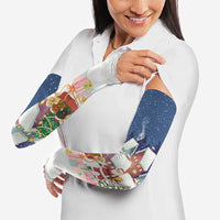 Labrador Retriever Santa Sled Christmas Arm Sleeves Funny Xmas Holiday Patterns - Wonder Print Shop