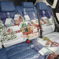 Labrador Retriever Santa Sled Christmas Back Car Seat Cover Funny Xmas Holiday Patterns - Wonder Print Shop