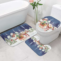 Labrador Retriever Santa Sled Christmas Bathroom Set Funny Xmas Holiday Patterns - Wonder Print Shop