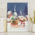 Labrador Retriever Santa Sled Christmas Canvas Wall Art Funny Xmas Holiday Patterns - Wonder Print Shop