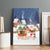 Labrador Retriever Santa Sled Christmas Canvas Wall Art Funny Xmas Holiday Patterns - Wonder Print Shop