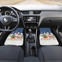 Labrador Retriever Santa Sled Christmas Car Mats Funny Xmas Holiday Patterns - Wonder Print Shop