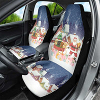 Labrador Retriever Santa Sled Christmas Car Seat Cover Funny Xmas Holiday Patterns - Wonder Print Shop